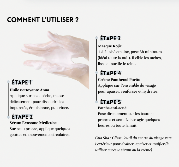 COMBO SOINS CORÉENS ANTI-IMPERFECTIONS