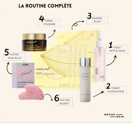 COMBO SOINS CORÉENS ÉCLAT – PEAU TERNE