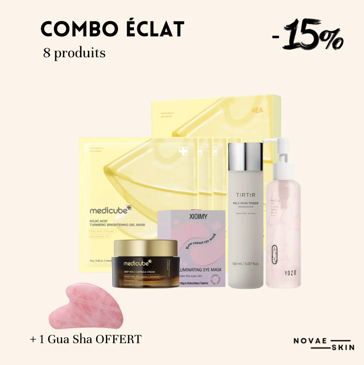COMBO SOINS CORÉENS ÉCLAT – PEAU TERNE